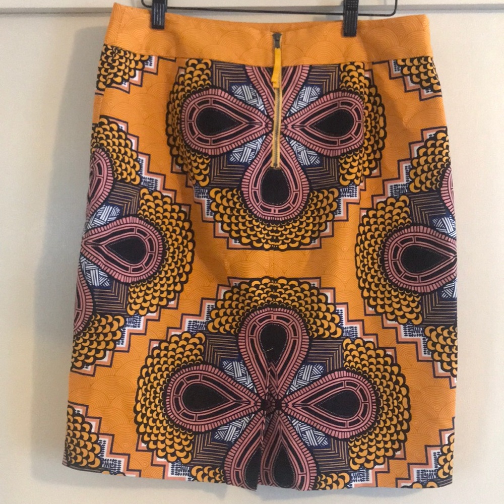 Maeve tribal boho pencil skirt size 12 - Picture 2 of 4